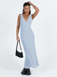 product Princess Polly High Neck  Nellie Anglaise Maxi Dress Blue