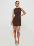 Mayok Mini Dress Brown