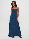 South Of France Maxi Dress Navy