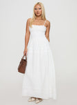 Americas Sweetheart Maxi Dress White