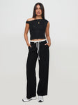 Burna Pants Black