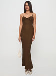 Celie Maxi Dress Chocolate