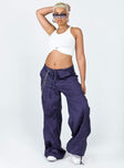 product Princess Polly High Waisted Pants High Waisted Pants High Waisted Pants  Motel Chute Trousers Navy