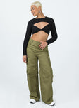 product Princess Polly  Alexis Cargo Pants Khaki