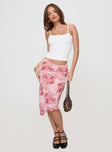 Sicilia Midi Skirt Floral Multi