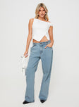 product Princess Polly Low Rise Jeans  She's All That Jeans Washed Blue