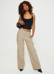 product Princess Polly High Waisted Pants  Zienna Pants Taupe