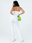 back view of model wearing Princess Polly Anderson Pants White 