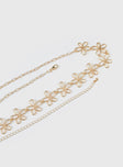 Anguilla Chain Belt Gold