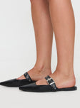 Billini Halsy Pointed Toe Flats Black