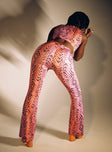 back view of model wearing Princess Polly Radiant Pants Multi 