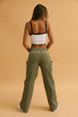 product Princess Polly High Waisted Pants  Jagger & Stone Christina Cargo Pants Khaki