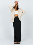 product Burke Cardigan Cream Princess Polly  Cropped 