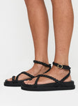 Mihir Sandals Black