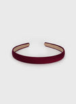 Gentle Headband Red