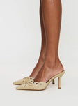 Charisma Pointed Toe Heels Taupe