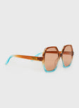 Hot Springs Sunglasses Brown