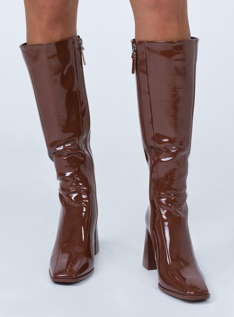 The Jessa Boots Choc Brown