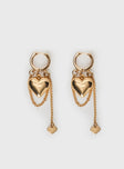 We Found Love Earrings Gold