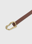 Leto Belt Brown / Gold