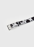 Lachlynn Belt Black / White