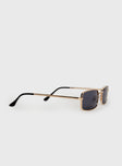 Inglewood Sunglasses Black/Gold