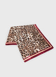 Cool Girl Scarf Leopard