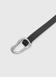 Leto Belt Black / Silver