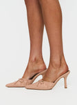 Get To You Pointed Toe Heels Beige