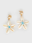 Caprina Earrings Multi/Gold