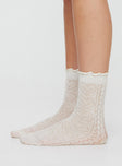 Kylese Socks Cream