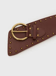 Cam Vida Belt Brown / Gold