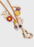 Maximiliano Charm Necklace Multi