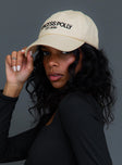 Don't Settle Activewear Cap Beige