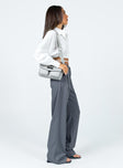 product Princess Polly High Waisted Pants  Archer Pants Pinstripe Grey