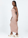 product Princess Polly Asymmetric Neckline  Oscar Midi Dress Dusty Pink