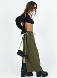 product Geneve Maxi Skirt Olive Green Princess Polly  Maxi 