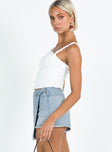 product Bowden Skort Light Wash Denim Princess Polly High Waisted Shorts 