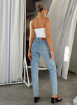 product Princess Polly High Waisted  Aston Low Rise Slim Jean Denim