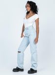 product Princess Polly High Waisted  Bertie High Rise Wide Leg Jean