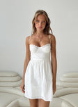 product Princess Polly Sweetheart Neckline Sweetheart Neckline  Lyonne Mini Dress White