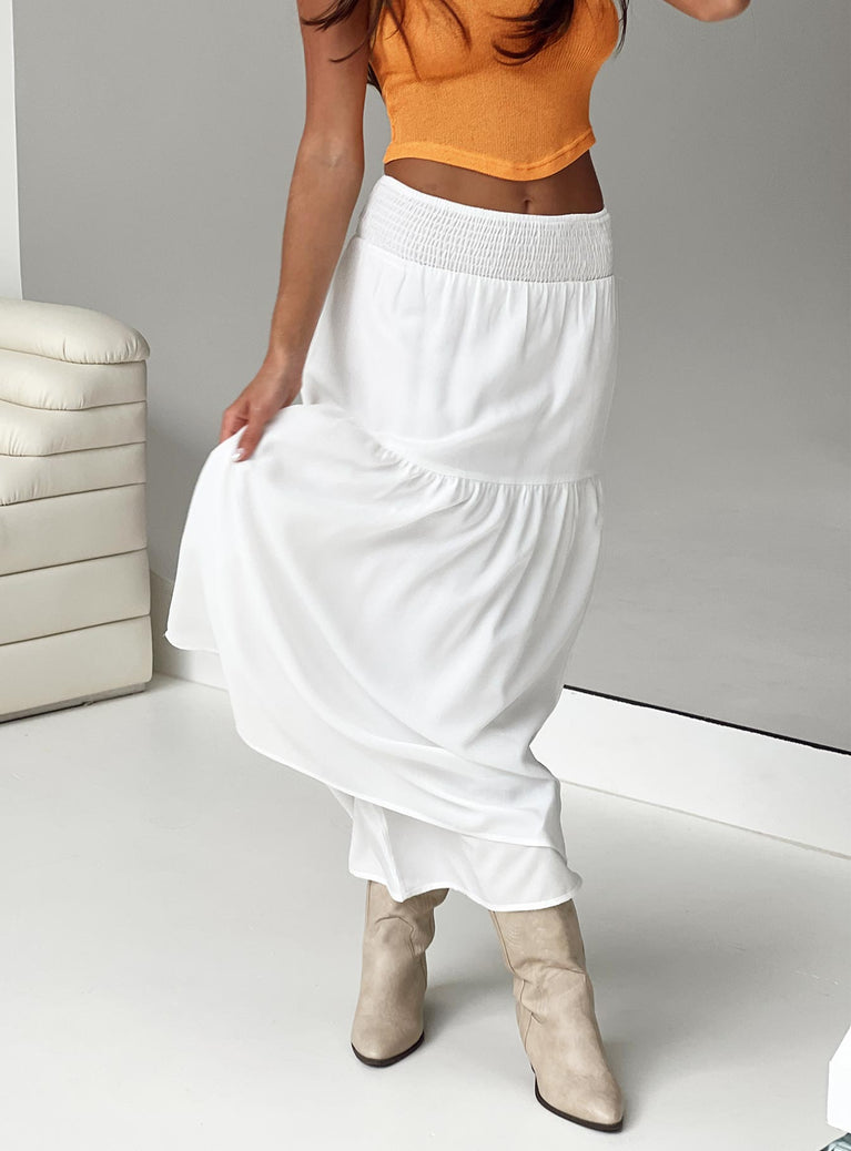 product Dion Maxi Skirt White Princess Polly  Maxi 