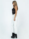 product Princess Polly High Waisted Pants  Dava Low Rise Pants White