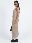 product Princess Polly V-Neck V-Neck  Maysa Geo Maxi Dress Beige