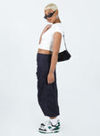 product Motel Enore Skirt Navy Princess Polly  Midi Skirts 