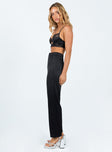 product Princess Polly High Waisted Pants High Waisted Pants  Croft Pants Black Glitter