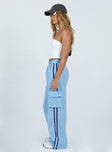 product Princess Polly High Waisted Pants  Sicilian Cargo Pants Blue