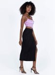 product Erika Midi Skirt Black Princess Polly  Midi Skirts 