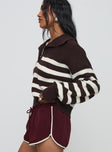 Williamson Stripe Sweater Chocolate / Cream