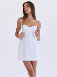 product Princess Polly Crew Neck  Wayzer Mini Dress White